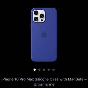 iPhone 16 pro max silicone MagSafe case